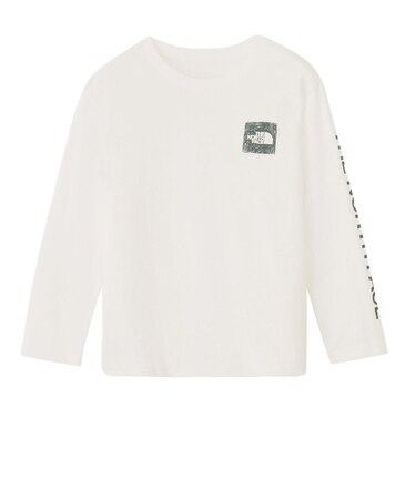 ザ・ノース・フェイス（THE NORTH FACE）ジュニア ロングスリーブ スリーブグラフィック 長袖Tシャツ NTJ32537 W