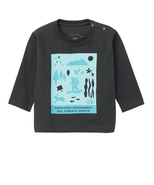 ザ・ノース・フェイス（THE NORTH FACE）ベビー ロングスリーブシレトコトコTシャツ NTB82530ST AG