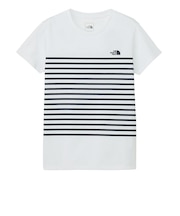 ザ・ノース・フェイス（THE NORTH FACE）半袖Tシャツ ショートスリーブパネルボーダーティー NTW32406 W2 ホワイト 速乾