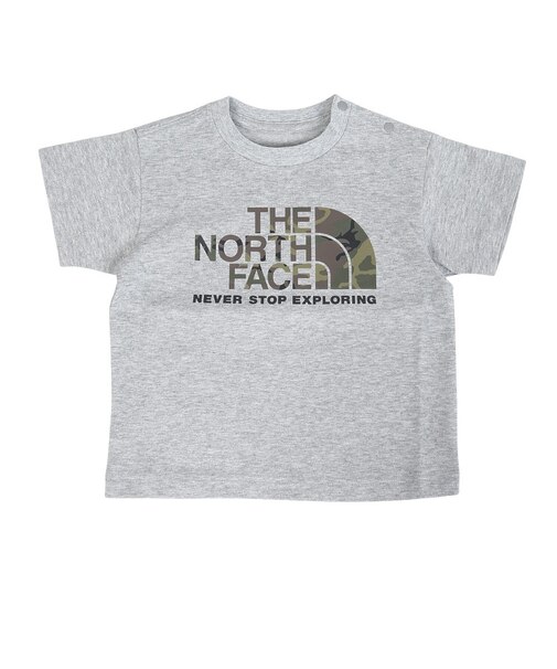 ザ・ノース・フェイス（THE NORTH FACE）ジュニア B CAMO ロゴ 半袖Tシャツ NTB32359 Z