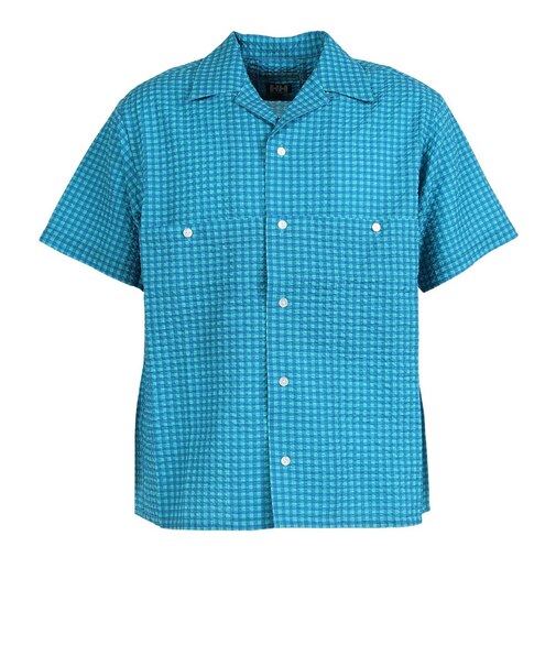 ヘリーハンセン（HELLY HANSEN）半袖シャツ マリンリゾート シアサッカー HH42506 BJ
