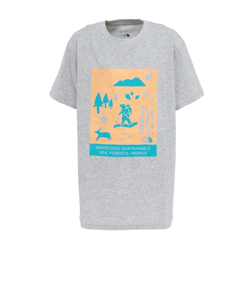 ザ・ノース・フェイス（THE NORTH FACE）ジュニア 半袖Tシャツ シレトコトコ NTJ32534ST Z