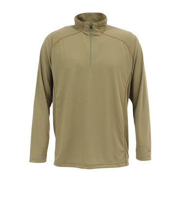 AURO TECH ハーフジップ ベースレイヤーカットソー RE26SES5610003 KHK