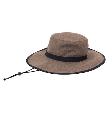 ホールアース（Whole Earth）帽子 ハット トレッキング 登山 ポリエステル シートハット WE2VDZ83 BRN