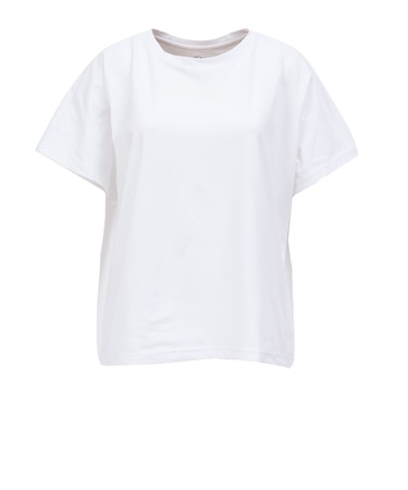 ホールアース（Whole Earth）半袖 ドルマンTシャツ WE2VDZ78 WHT