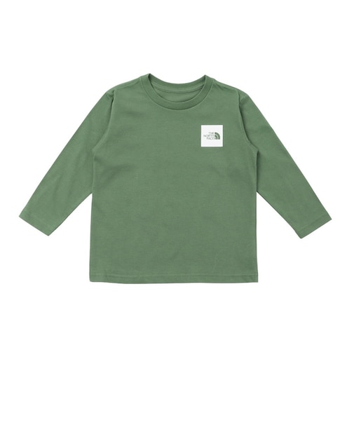 ザ・ノース・フェイス（THE NORTH FACE）ロングスリーブ スモールスクエアロゴ Tシャツ NTT32531 DG