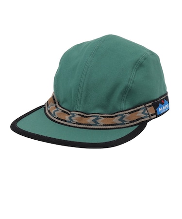 帽子 オーガニックストラップキャップ エメラルド 19811180