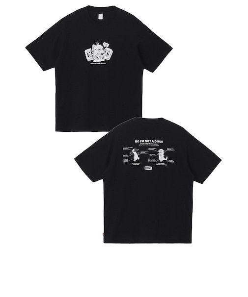 チャムス（CHUMS）コットンドライチャムスダイナソーTシャツ CH01-2757-K001