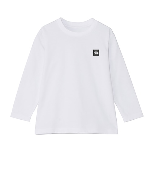 ザ・ノース・フェイス（THE NORTH FACE）ジュニア トドラーロングスリーブスモールボックスロゴティー NTT32645 W