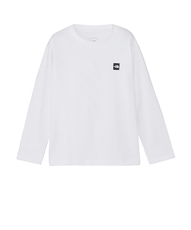 ザ・ノース・フェイス（THE NORTH FACE）ジュニア ロングスリーブスモールボックスロゴティー NTJ32645 W