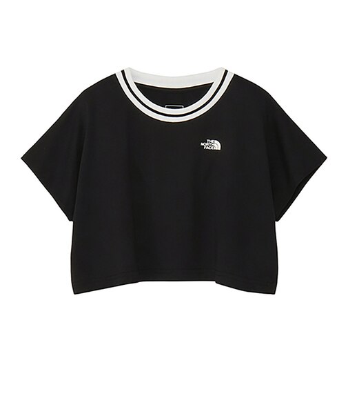 ザ・ノース・フェイス（THE NORTH FACE）ジュニア ショートスリーブワイドショートティー NTJ32603 K
