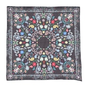 ゴースローキャラバン（GOSLOWCARAVAN）フローティングジョーゼット スカーフ 365701 BLK