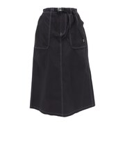 ゴースローキャラバン（GOSLOWCARAVAN）ナイロン コットン ストレッチ ベイカースカート 360210 BLK