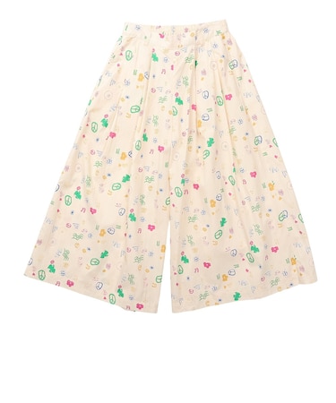 ゴースローキャラバン（GOSLOWCARAVAN）オリジナル総柄Pt イージーワイドパンツ 360207 IVY