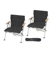 スノーピーク(snow peak)椅子 チェアキャンプ エントリーローチェア ショート 2脚セット SET-093