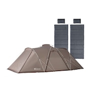 スノーピーク(snow peak)ファミリーテント 2ルーム キャンプ タープ ランドネストシェルター シュラフセット SET-261