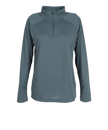 カットソー AURO TECH ハーフジップベースレイヤー RE26SES5620002 DBLU