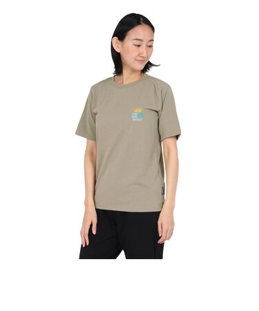 クリフメイヤー（KRIFF MAYER）プリント半袖Tシャツ 山 W2547847X:26:GREIGE