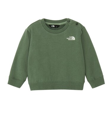 ザ・ノース・フェイス（THE NORTH FACE）ベビー スウェットロゴクルー NTB12561 DG
