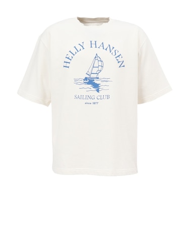 ヘリーハンセン（HELLY HANSEN）トレーナー スウェット ハーフスリーブ セーリング クラブウォッシュド スウェット クルーネック HH32637 OW