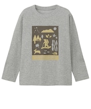 ザ・ノース・フェイス（THE NORTH FACE）ジュニア 長袖Tシャツ ロングスリーブ知床トコティー NTJ82530ST Z