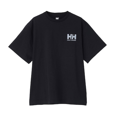 ヘリーハンセン（HELLY HANSEN）半袖 HHラインバックプリントロゴ Tシャツ HE62634 K