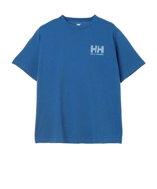 ヘリーハンセン（HELLY HANSEN）半袖 HHラインバックプリントロゴ Tシャツ HE62634 NB