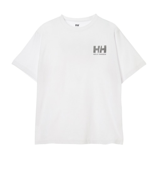 ヘリーハンセン（HELLY HANSEN）半袖 HHラインバックプリントロゴ Tシャツ HE62634 CW
