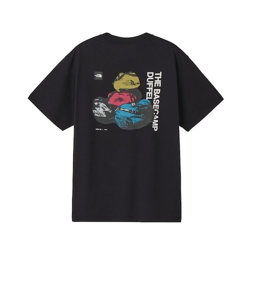 ザ・ノース・フェイス（THE NORTH FACE）半袖Tシャツ ショートスリーブベースキャンプダッフルグラフィックティー NT32647 K