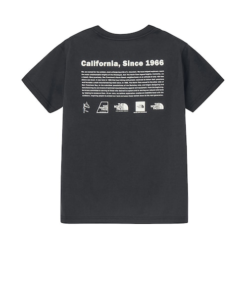 ザ・ノース・フェイス（THE NORTH FACE）ジュニア ヒストリカルロゴ 半袖Tシャツ NTJ32648 K