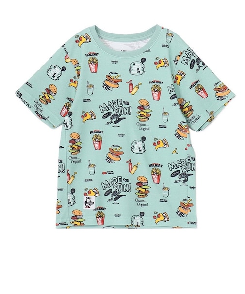 チャムス（CHUMS）キッズパターンドTシャツ CH21-1376-Z407