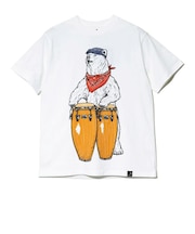ゴースローキャラバン（GOSLOWCARAVAN）USA COTTON コンガクマ 半袖Tシャツ 361909 WHT