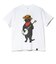 ゴースローキャラバン（GOSLOWCARAVAN）USA COTTON バンジョー猫 半袖Tシャツ 361910 WHT
