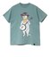 ゴースローキャラバン（GOSLOWCARAVAN）USA COTTON バンジョー猫 半袖Tシャツ 361910 GRN