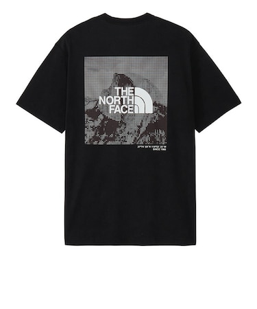 ザ・ノース・フェイス（THE NORTH FACE）半袖 ハーフドーム デジタル スクエアロゴTシャツ NT32657 K