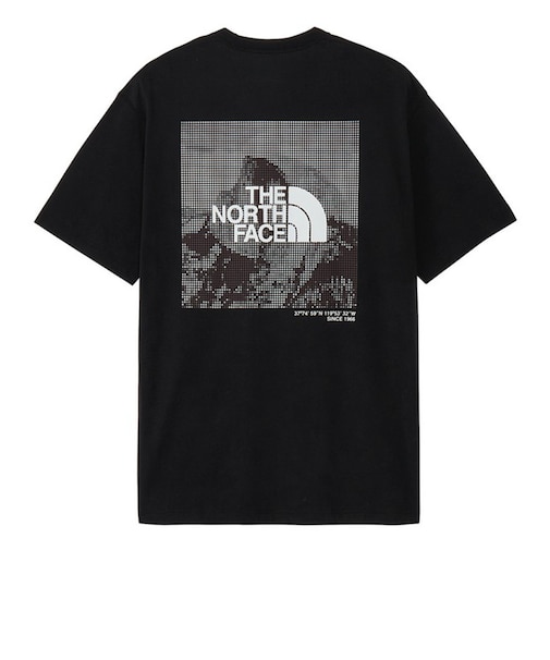 ザ・ノース・フェイス（THE NORTH FACE）半袖 ハーフドーム デジタル スクエアロゴTシャツ NT32657 K
