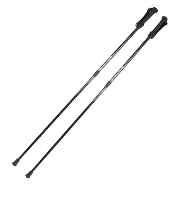 キザキ（KIZAKI）ウォーキングポール ラチェット固定式 KPBE-205A BLK