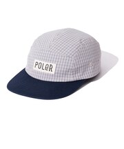 ポーラー（POLER）帽子 キャップ CHECK 5P CAP 261MCV0078-BGNV