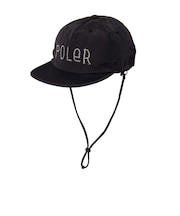 ポーラー（POLER）帽子 ロングビル ドローコード フロッピーキャップ 261MCV0029-BLK