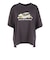 クリフメイヤー（KRIFF MAYER）柄ロゴ半袖Tシャツ W2546305:17:CHARCOAL