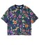ゴースローキャラバン（GOSLOWCARAVAN）サッカー 総柄プリントTシャツ 366112 NAV