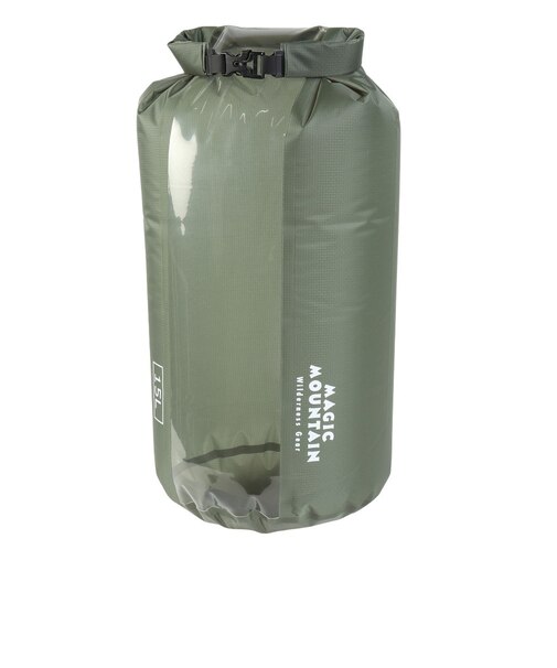 マジックマウンテン（MAGICMOUNTAIN）登山用小物 ドライバッグ 15L MMDB15L Gre