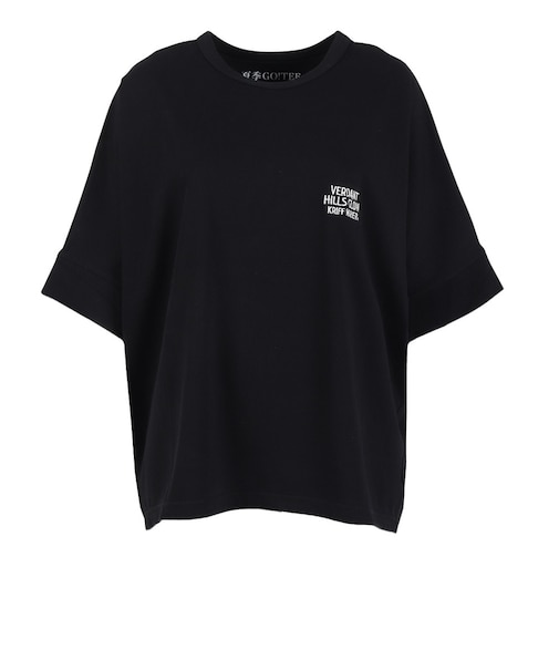クリフメイヤー（KRIFF MAYER）夏季GO! 半袖Tシャツ 山 W2555114:19:BLACK