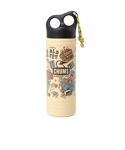 チャムス（CHUMS）水筒 ボトル マグ キャンパーウェーブボトル500mlパターン CH62-2274-Z402