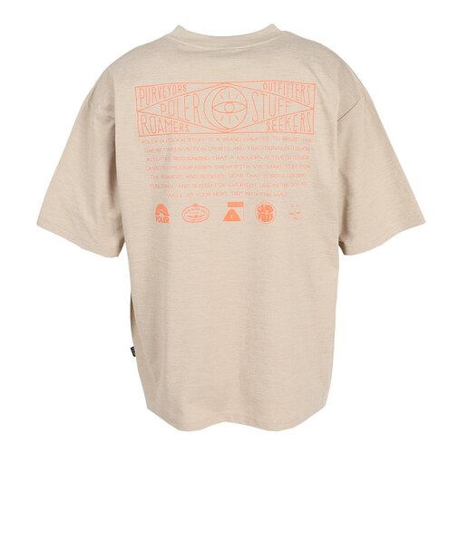 ポーラー（POLER）HISTORY QUICK DRY 半袖Tシャツ 269MCV0003-BEG