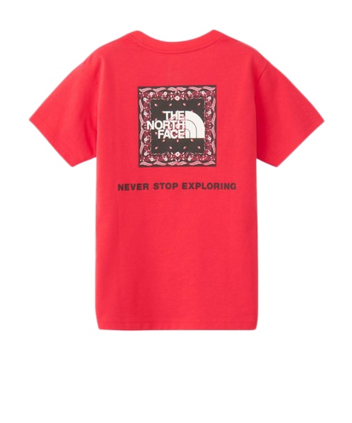 ザ・ノース・フェイス（THE NORTH FACE）ショートスリーブ バンダナ スクェアロゴ半袖Tシャツ NTJ32546 HI