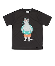 ゴースローキャラバン(GOSLOWCARAVAN)Drymix 海猫 半袖Tシャツ 365601 BLK
