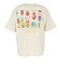 ゴースローキャラバン（GOSLOWCARAVAN）スクエアLOGO バックプリント ゆったり 半袖Tシャツ 361915B IVY