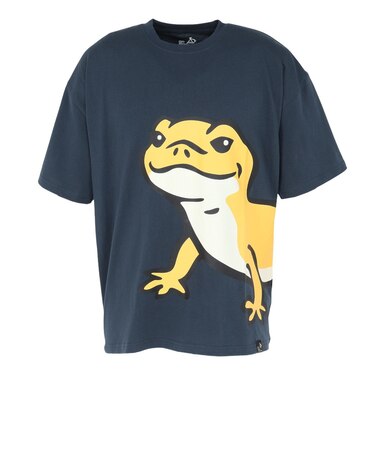 ゴースローキャラバン（GOSLOWCARAVAN）レオパードゲッコー IMPACT ゆったり 半袖Tシャツ 361916 NAV