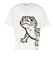 ゴースローキャラバン（GOSLOWCARAVAN）レオパードゲッコー IMPACT ゆったり 半袖Tシャツ 361916 WHT